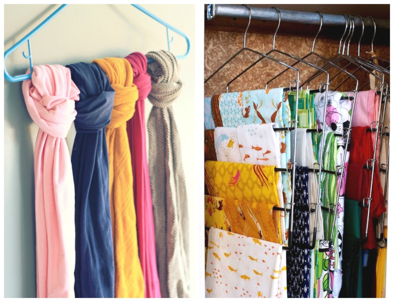 O Poder dos Cabides Específicos para Lenços - inspiração 1