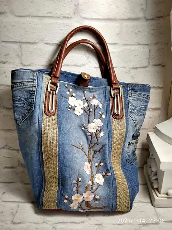 Seleção do Jeans Perfeito: O Ponto de Partida para Sua Bolsa Única - inspiração 1
