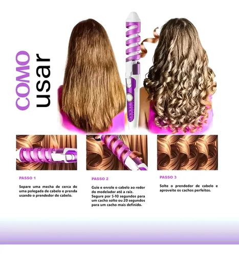 Técnica de Enrolar: Cachos Definidos ou Ondas Naturais? - inspiração 2