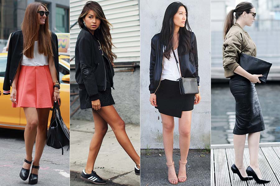 Tecidos que Conversam: Seda, Cetim e Rendas com o Couro e Nylon da Bomber - inspiração 2