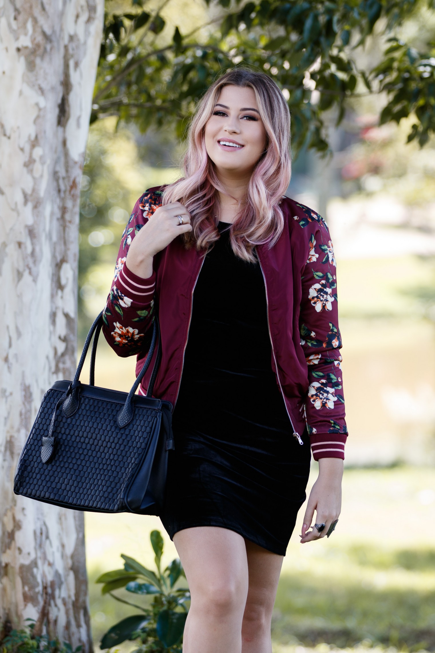 Cores e Estampas: A Harmonia Visual entre Jaqueta e Vestido - inspiração 2