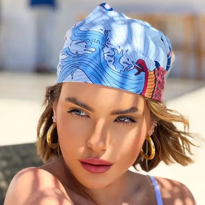 A Arte de Escolher o Lenço Certo para Cabelos Curtos - inspiração 2