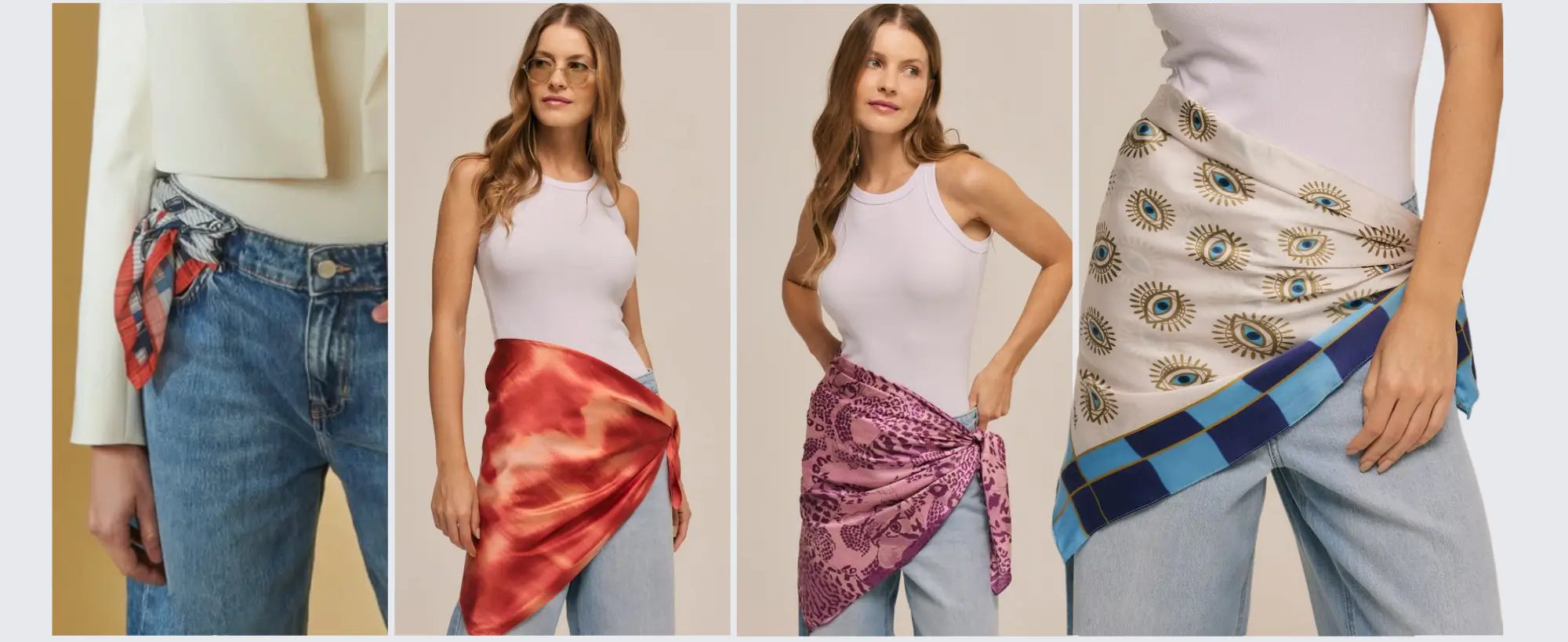 Para Cada Ocasião: Onde e Como Usar Seu Lenço/Echarpe - inspiração 1