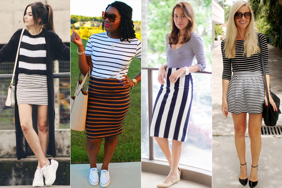 A Magia do Mix de Listras: Criando Looks Ousados - inspiração 1