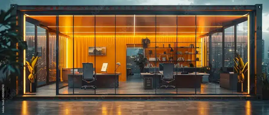 Transformando Containers: Da Estrutura Industrial ao Refúgio Produtivo - inspiração 1