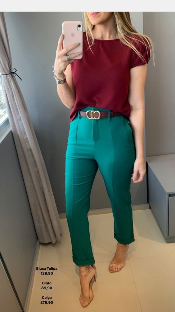 Jeans e Marsala: O Casual Chic Perfeito - inspiração 1