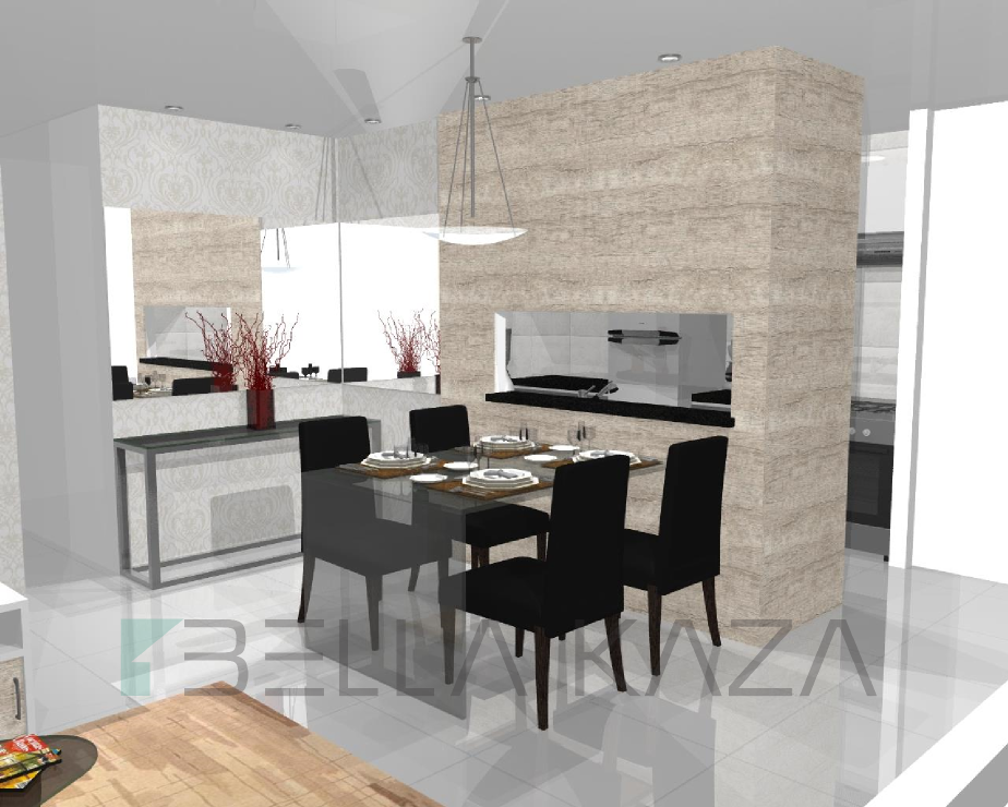 Técnicas de Pintura e Papel de Parede: Ampliando Visualmente a Área - inspiração 1