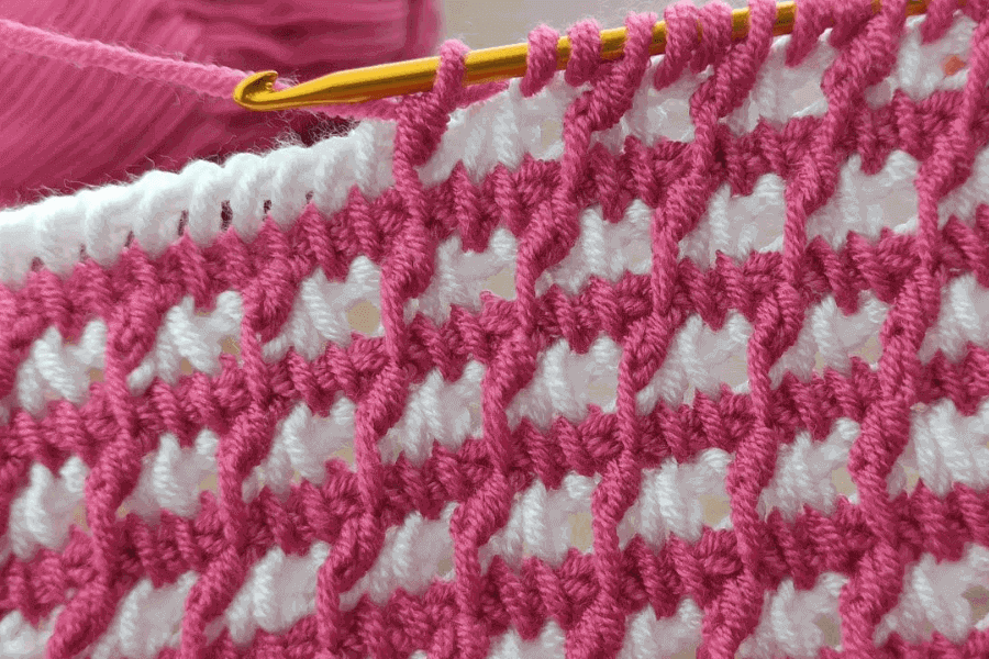 Diferenças cruciais entre o crochê tunisiano e o tradicional - inspiração 1