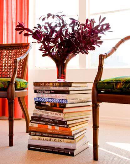 Livros como Peças de Mobiliário - inspiração 2