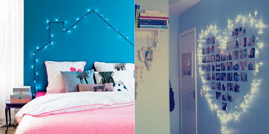 Paredes de Fotos Iluminadas: Memórias que Brilham - inspiração 2