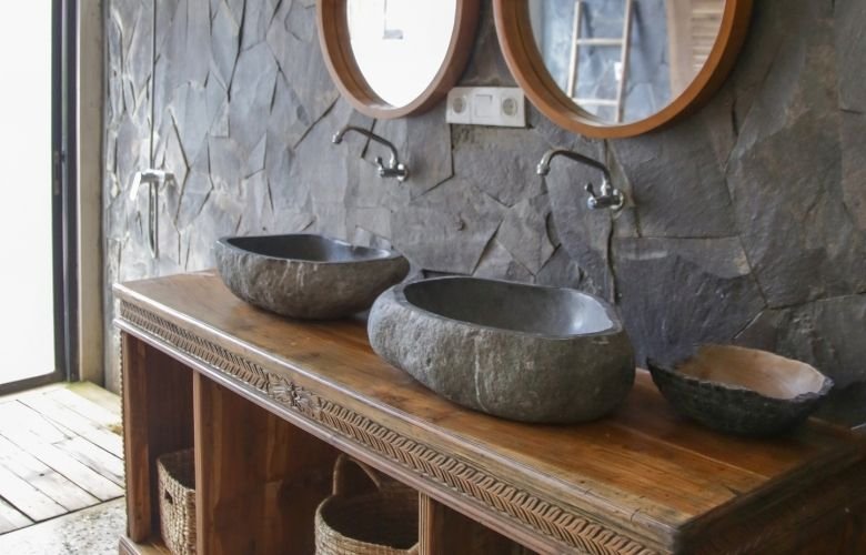 Pedras Naturais: Textura e Conexão com a Natureza - inspiração 1