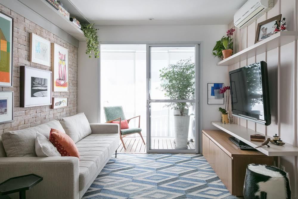 O Poder dos Tapetes: Delimitando e Unindo Ambientes - inspiração 2