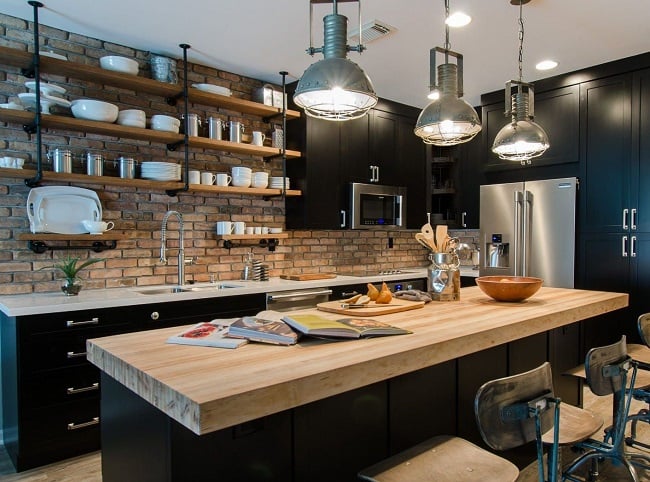 O Charme das Paredes de Concreto e Tijolos Aparentes - inspiração 2