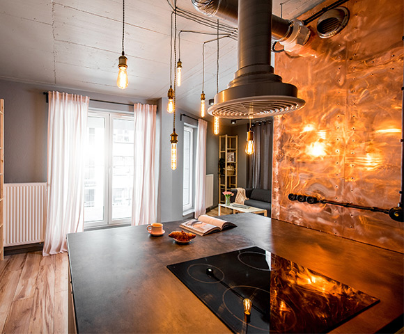 Contrastes de Materiais: Combinando o Bruto com o Refinado - inspiração 2