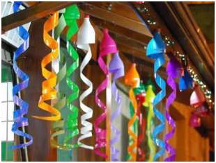 Centros de Mesa Criativos com Revistas e Jornais - inspiração 1