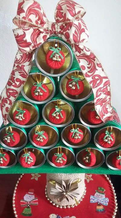 Guirlandas Cintilantes com Latas Decoradas - inspiração 2