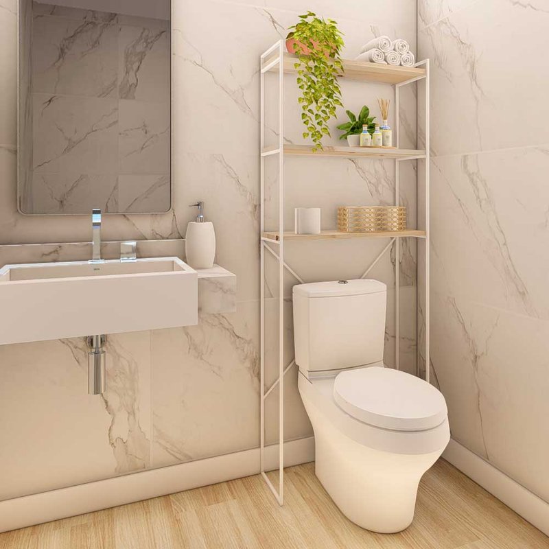 Industrial Chic: Prateleiras Metálicas e Combinadas com Madeira - inspiração 2