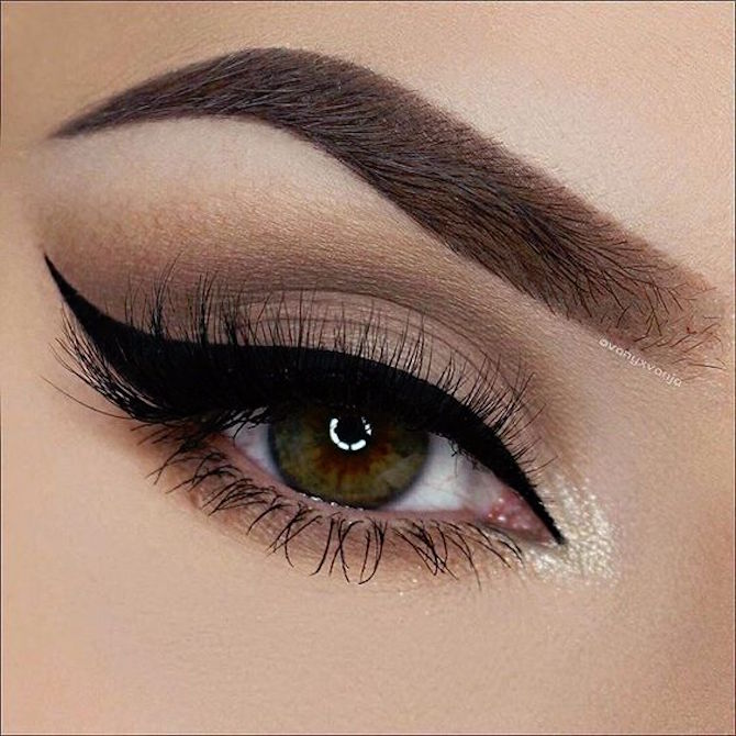 Delineado Gatinho para Olhos Pequenos - inspiração 1