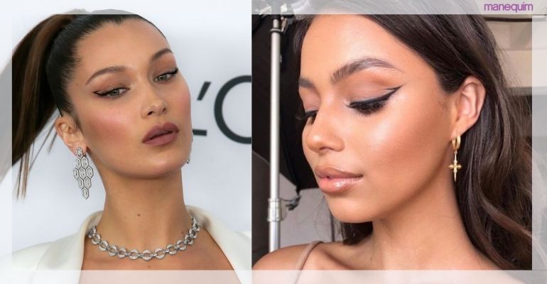 Delineado Gatinho para Olhos Pequenos - inspiração 2