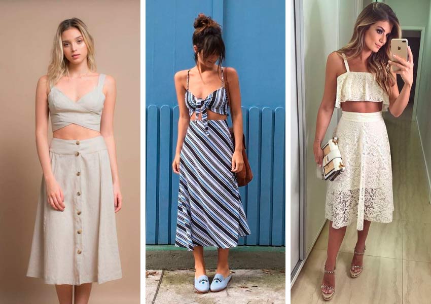 Saias e Vestidos: Comprimento e Volume que Não Achata - inspiração 1