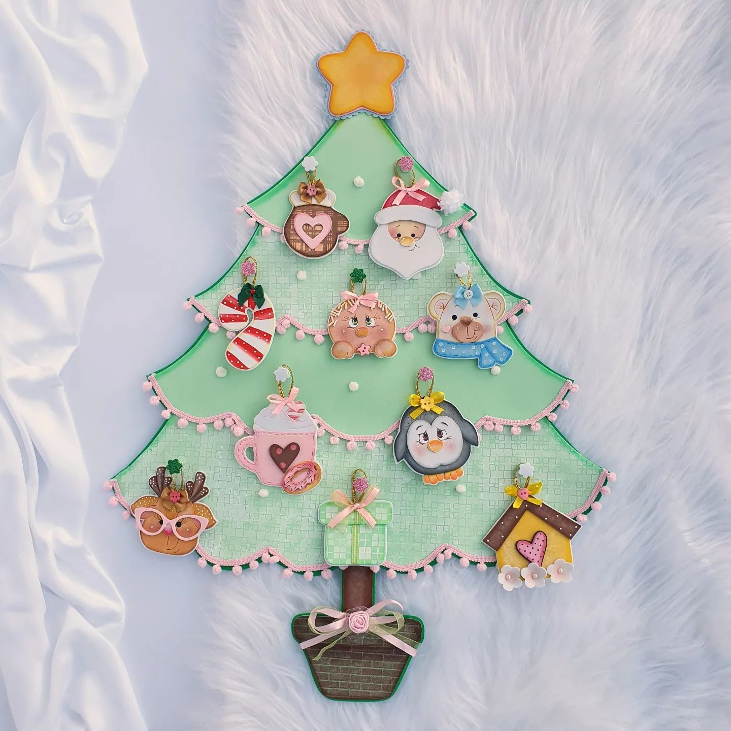 Guirlandas Encantadoras: Crie Pontos de Luz com EVA - inspiração 2