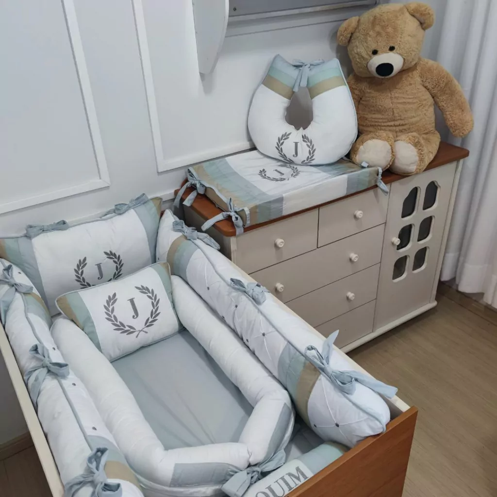 O cantinho do sono: Berço, colchão e roupinhas de cama para noites tranquilas - inspiração 1