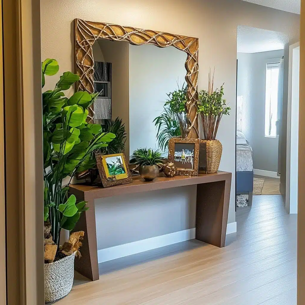 Espelhos Coloridos ou com Detalhes: Ousadia e Personalidade - inspiração 1