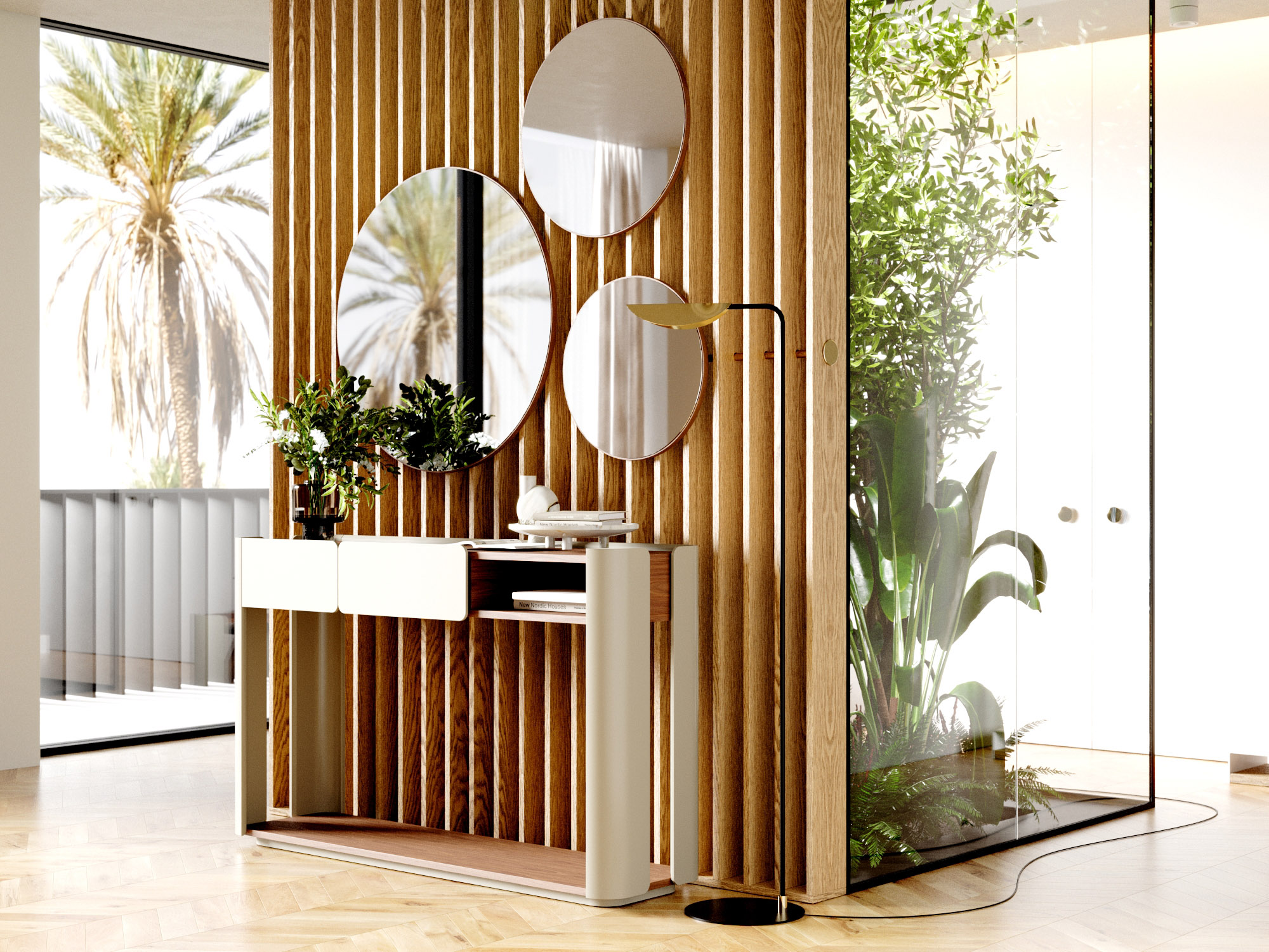 Espelhos Coloridos ou com Detalhes: Ousadia e Personalidade - inspiração 2