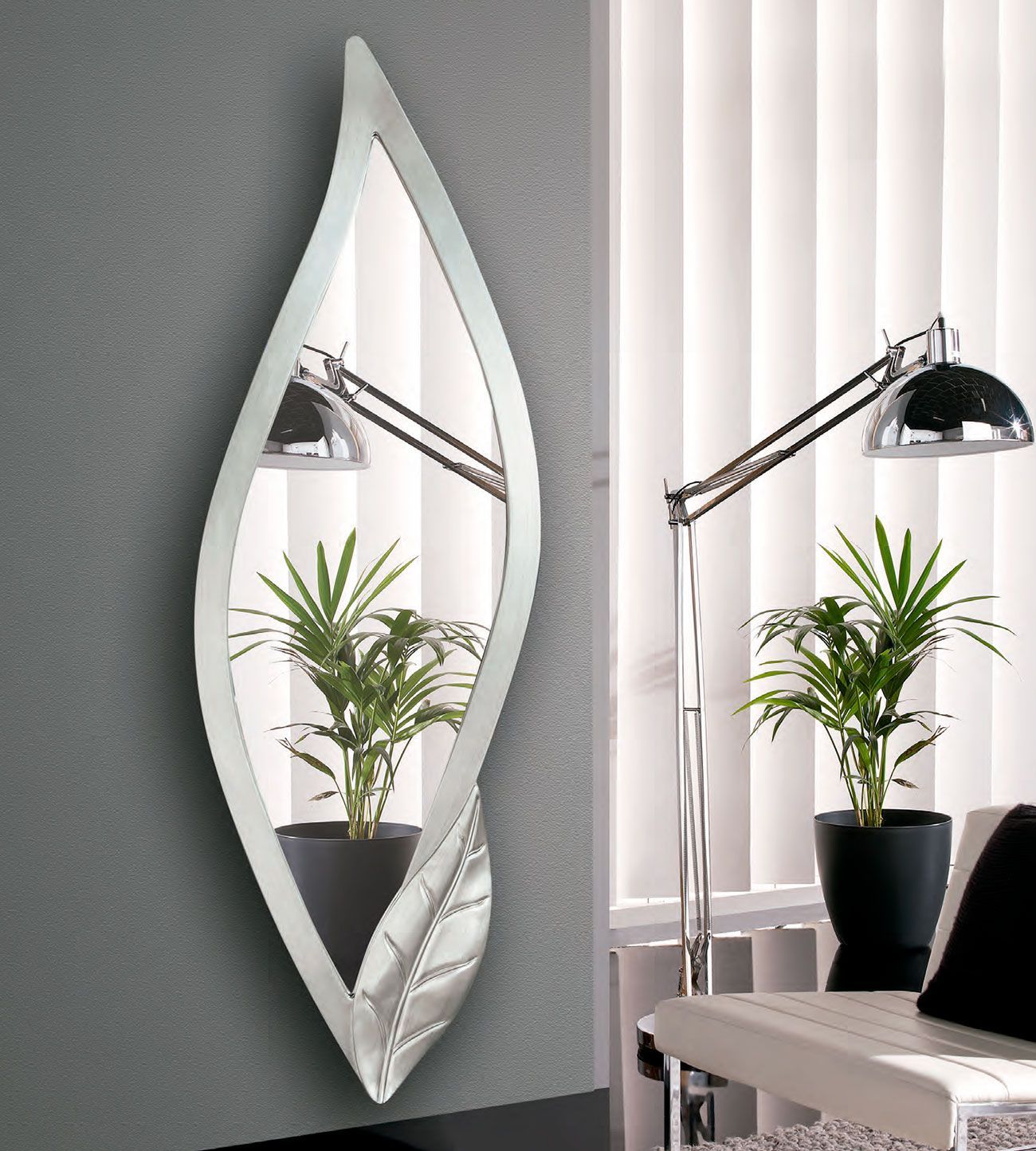 Espelhos sem Moldura: Minimalismo e Leveza - inspiração 1