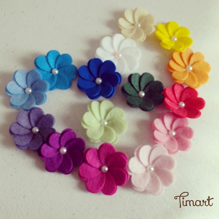 Tendências em Cores e Formatos: O Que Está em Alta no Mundo das Flores de Feltro - inspiração 1