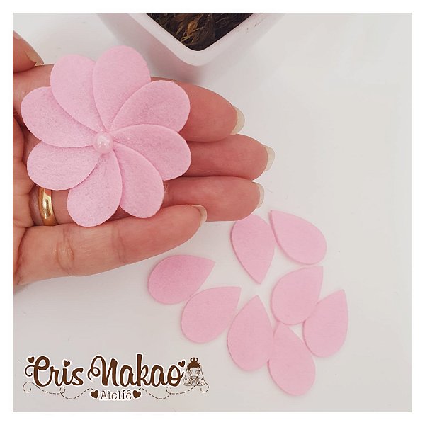 Cores Vibrantes e Alegres: A Explosão de Vida nas Flores de Feltro - inspiração 2