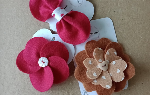 Flores de Feltro em Arranjos Decorativos: Um Toque Aconchegante em Casa - inspiração 2