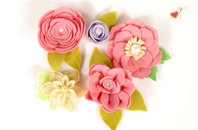 Escolhendo o Feltro Perfeito para Suas Flores - inspiração 2