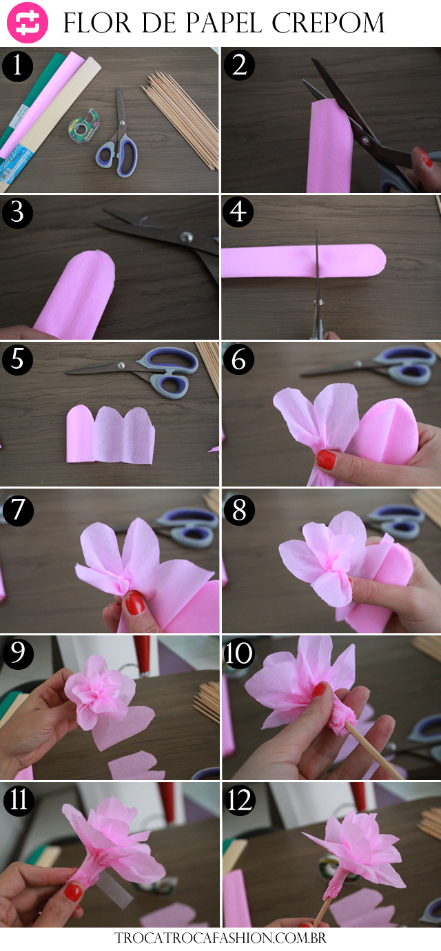 Preparando o Papel Crepom: A Base para a Perfeição - inspiração 1