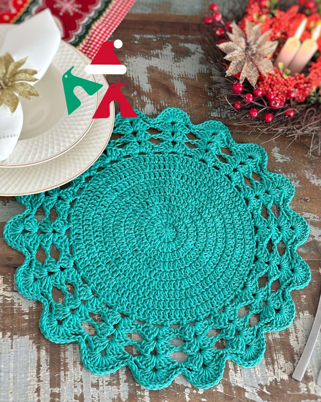 Sousplat com Flores: Delicadeza que Floresce na Mesa - inspiração 1