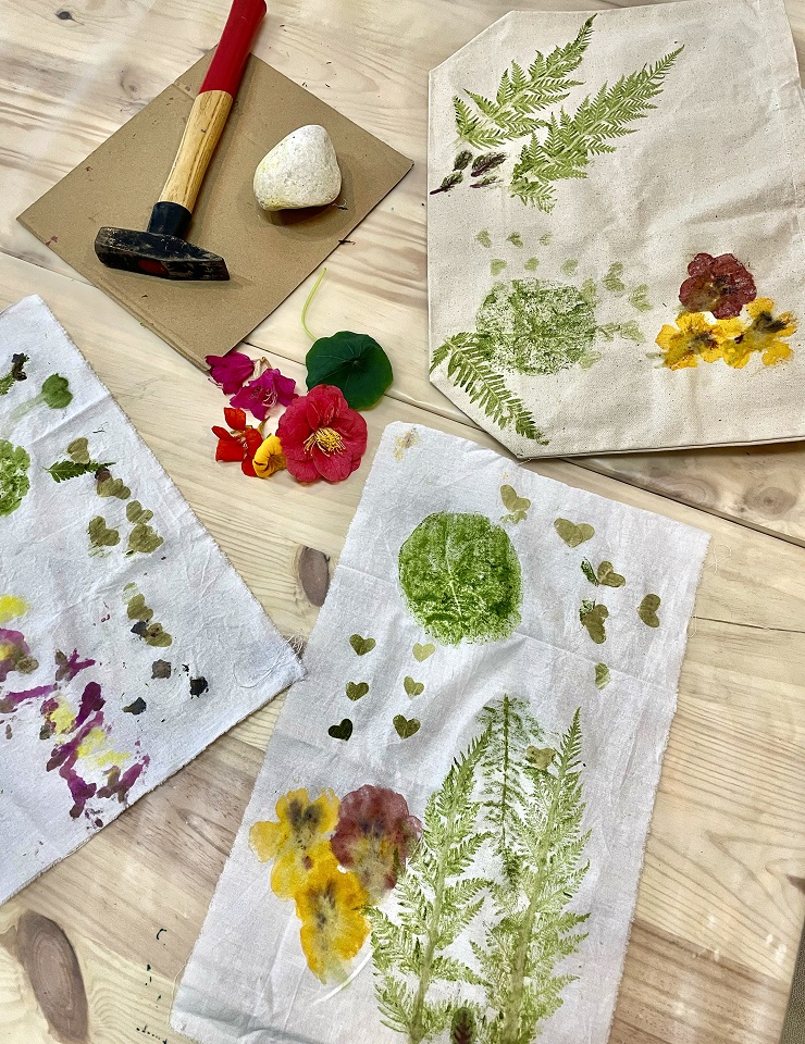 A Seleção das Folhas e Flores Perfeitas - inspiração 1