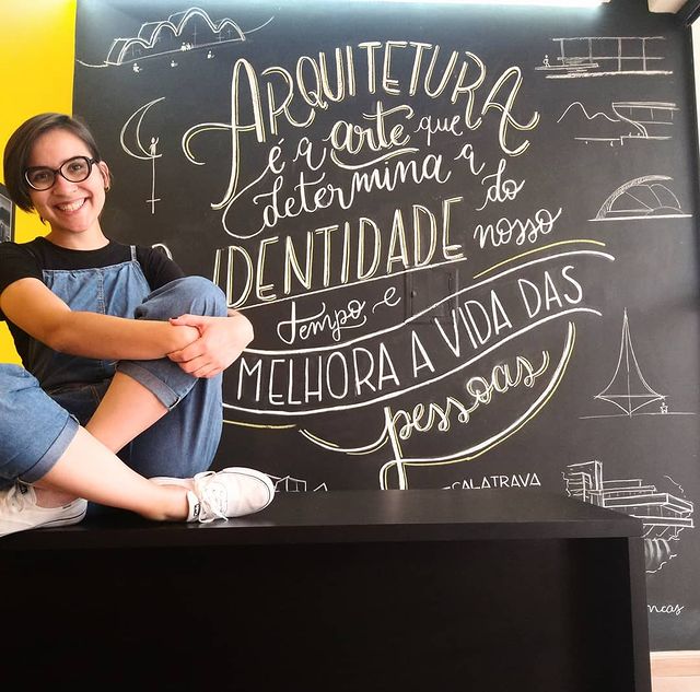 Lettering em Texturas: Como Adaptar para Cada Parede - inspiração 1