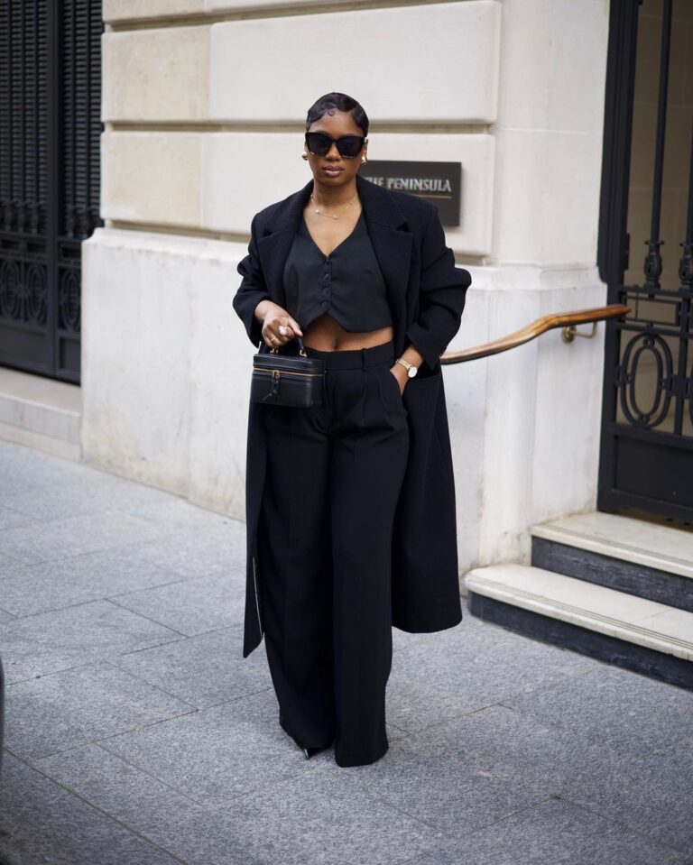 Do Dia à Noite: Adaptando Seu All Black para Qualquer Ocasião - inspiração 2