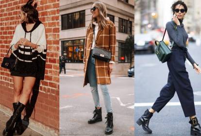 Coturno e Vestidos/Saias: O Contraste que Encanta - inspiração 1