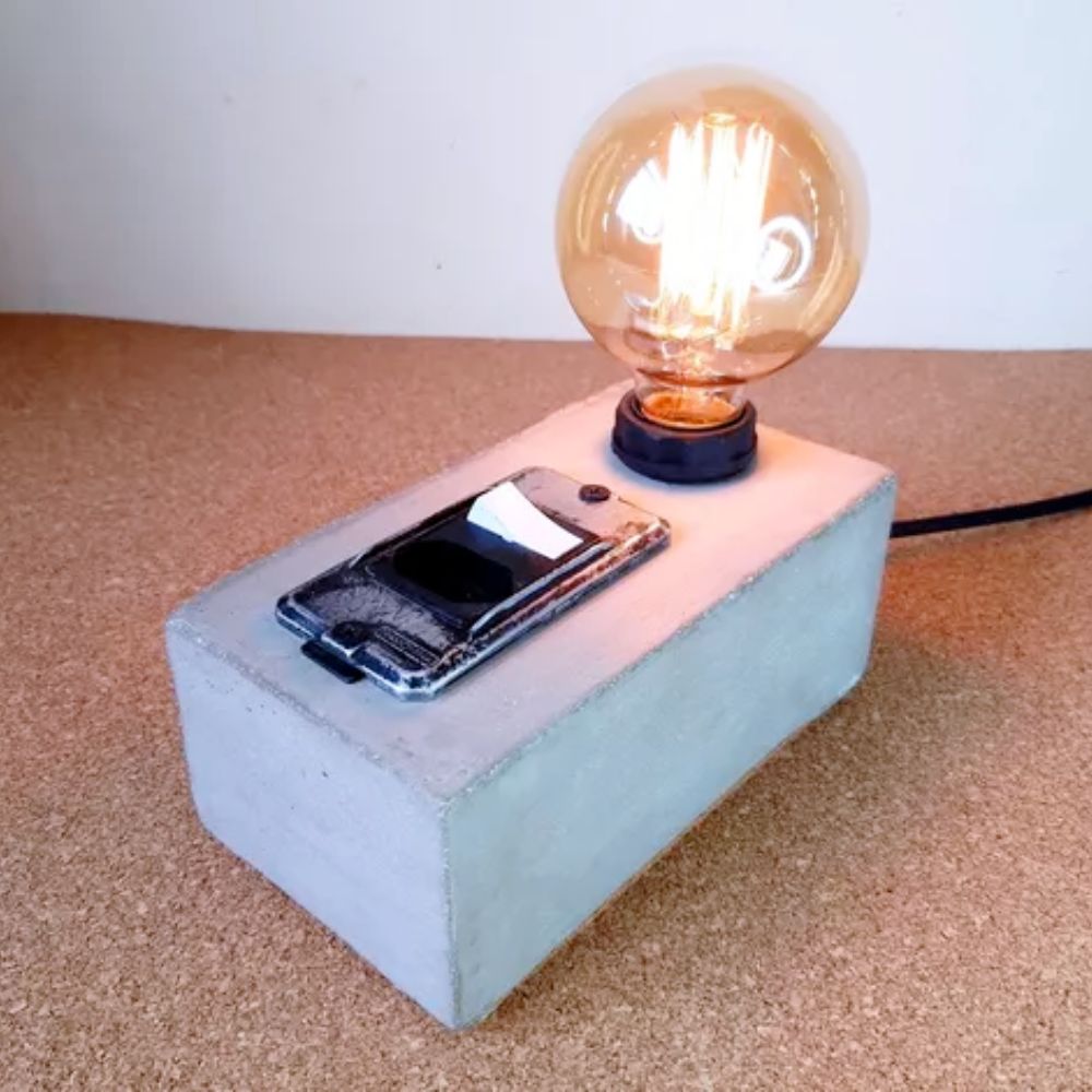 Do Rústico ao Moderno: Adaptando a luminária de cimento a diferentes decorações - inspiração 1