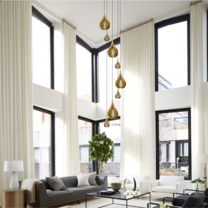 Lustres Esculturais: Obras de Arte que Iluminam e Decoram - inspiração 2