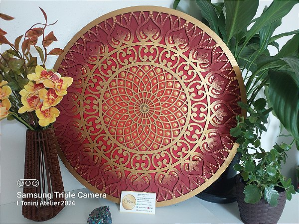 Mandala de Barbante: Um Clássico Aconchegante - inspiração 2