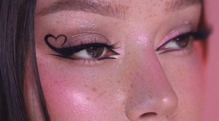 Aplicações Alternativas: Sombras Coloridas nas Maçãs do Rosto - inspiração 1