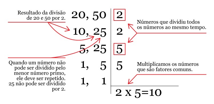Identificando os Divisores Comuns Entre Números - inspiração 2