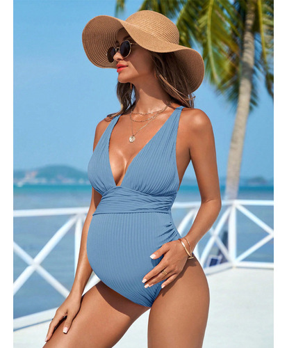 Biquínis de Gestante: Opções com Cinta Ajustável e Modelagens que Acompanham o Corpo - inspiração 1