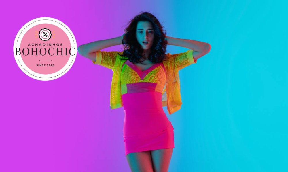 Combinando Neon com Cores Neutras: A Harmonía Perfeita - inspiração 1
