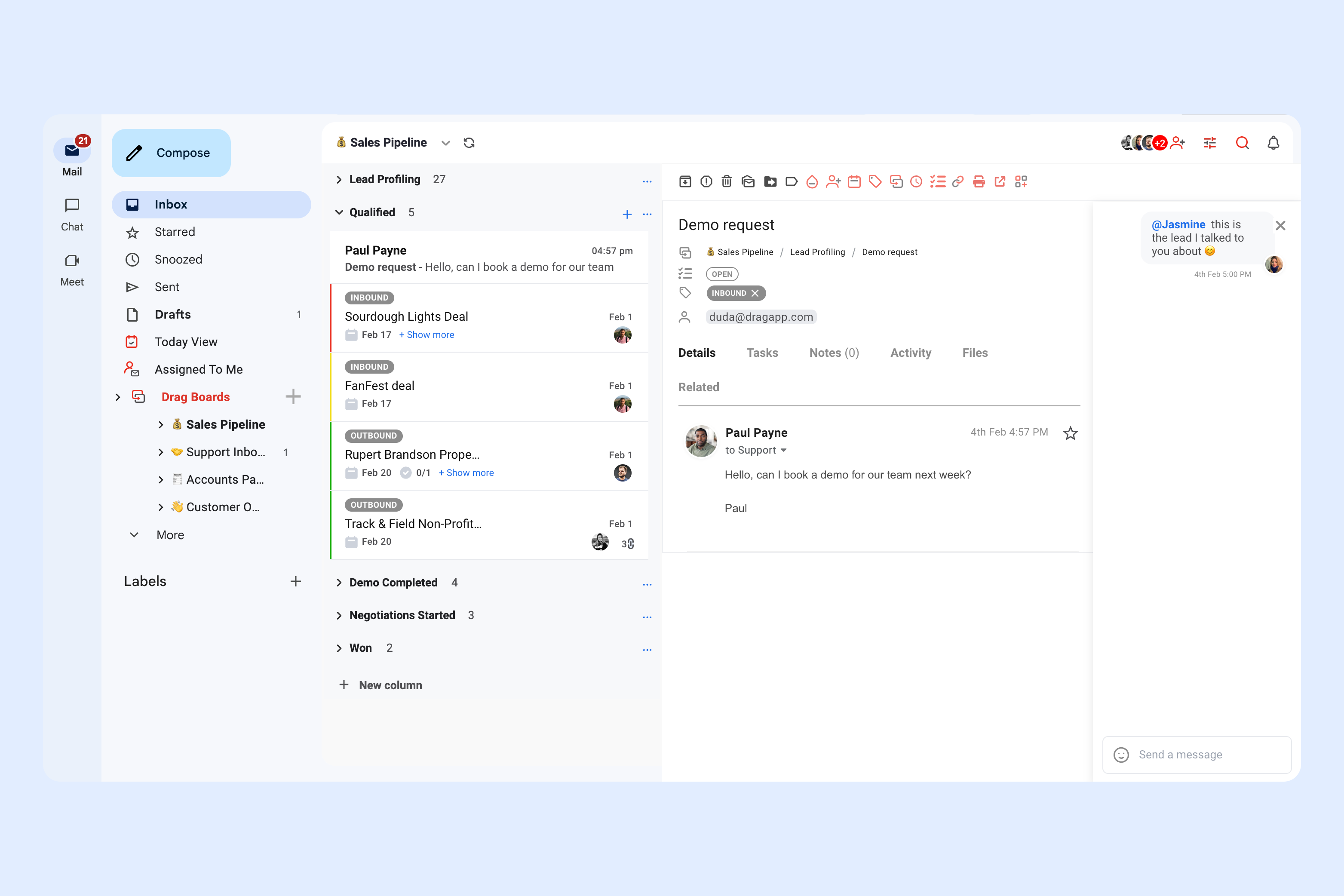 Ferramentas de Produtividade Para E-mails - inspiração 1