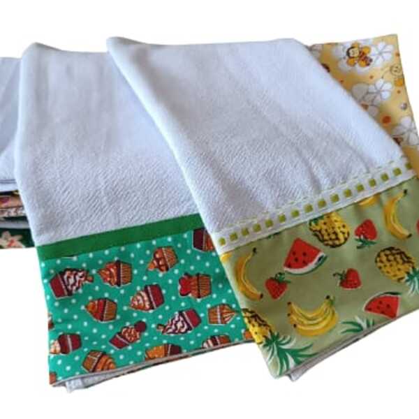 Personalizando seu Pano de Prato: Aplicações e Detalhes Extras - inspiração 2