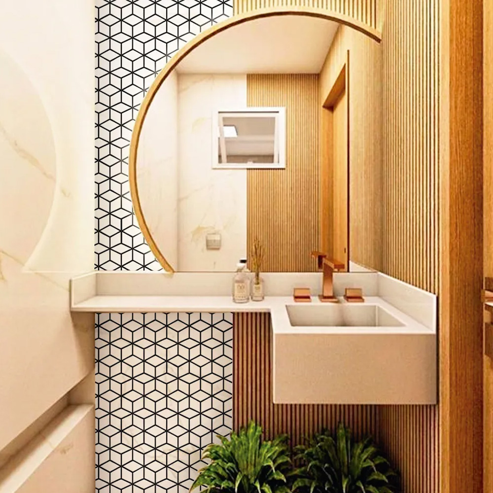 Minimalismo Chique: Geometrias e Tons Neutros - inspiração 1