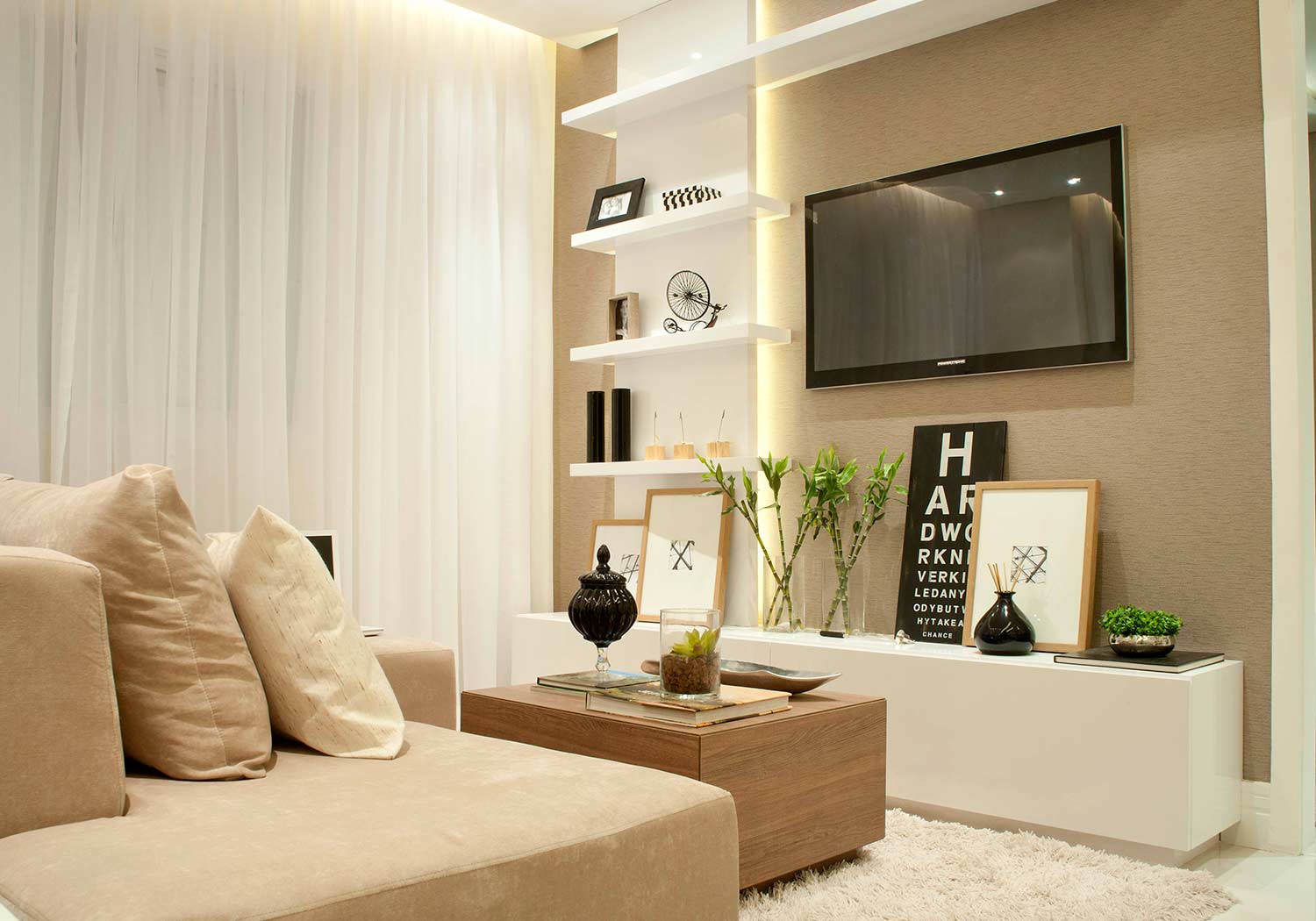 Cores Vibrantes para uma Sala Cheia de Energia - inspiração 1